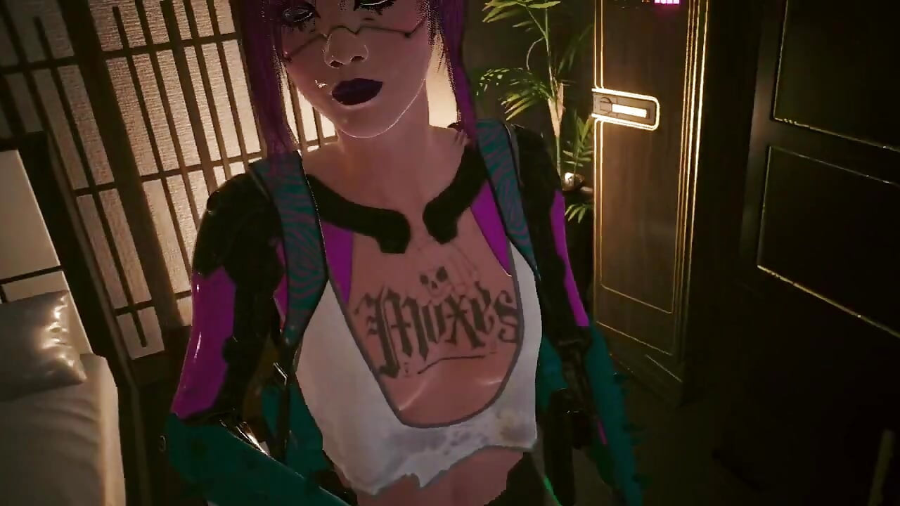 Cyberpunk 2077 Trójkąt seks z Panam i Judy, Songbird i Aurore Cassel i Rita Wheeler