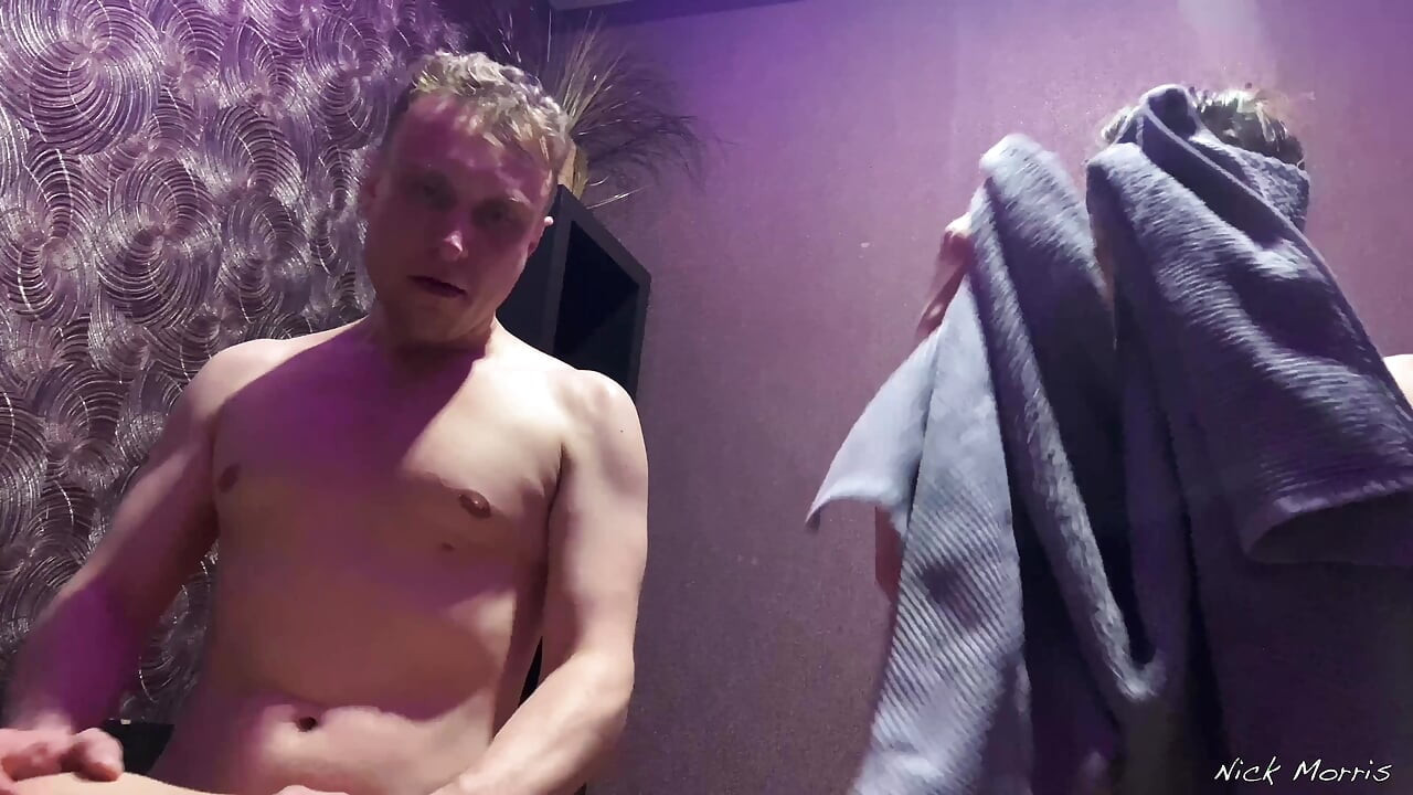 With a friend, we fuck whores in the sauna