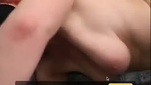 Big hairy pig in sexy red air milf
