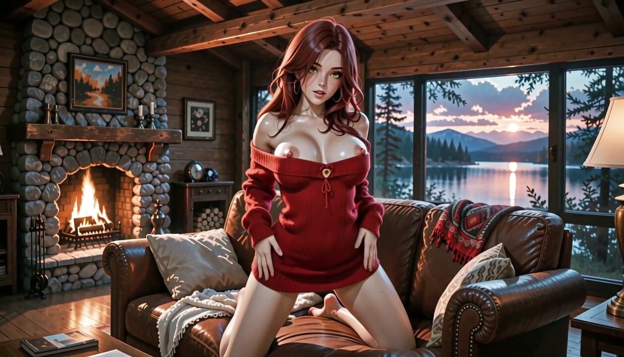 Beautiful redhead milf gets fucked mercilessly- AI porn- anime porn. porn in spanish