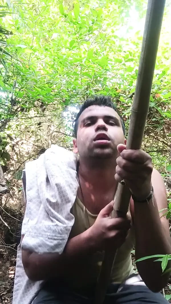 My Sex toy at alone forest fun pee