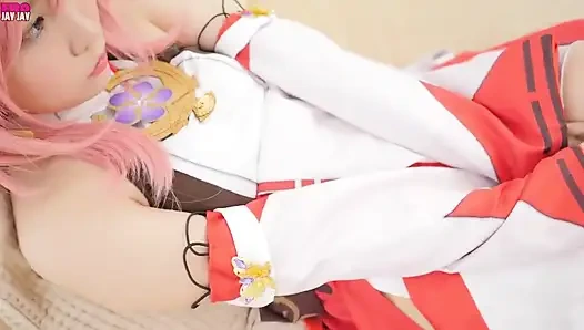 Японский аниме-косплей -