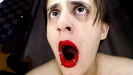 Blow up doll kırmızı ruj