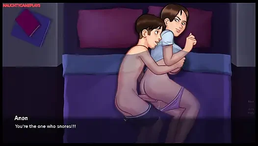 Summertime Saga Part 27 By DarkCookie - Stepbro Fucks Stepsis and Creampie Her pussy, close up CREAMPIE