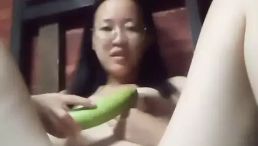 Asian alone at home – horny homemade masturbation video 26