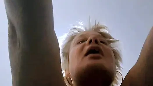 After a good blowjob, he fucks his mother-in-law in the pussy and the ass.