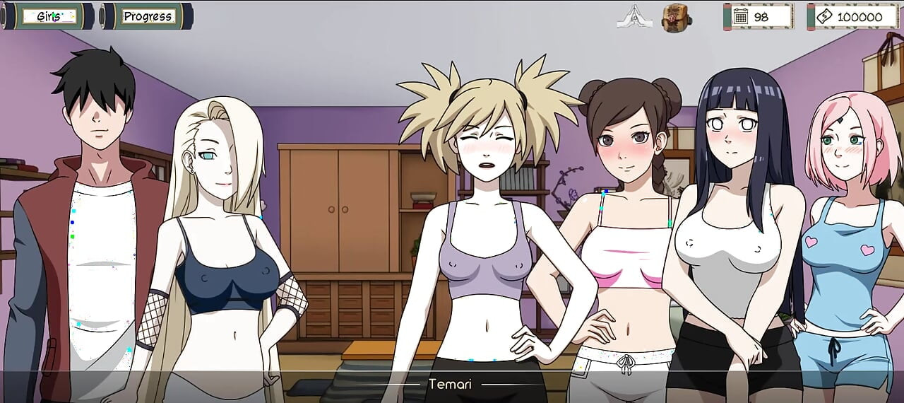 Kunoichi Trainer - Naruto Trainer v0.23.1 Part 126 Girls Party Strip and Sex Poker! by Loveskysan6