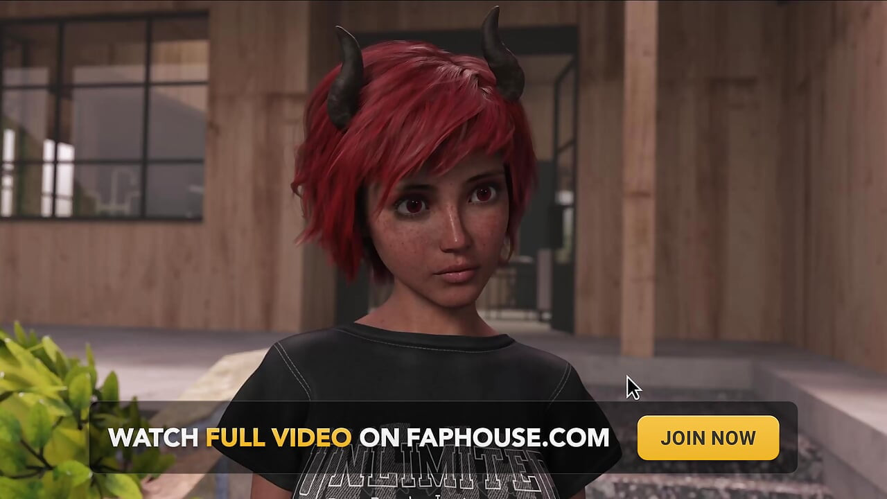 Adored by the Devil #18 - Animated Sex Game - Redhead MILF Outdoor Sex!