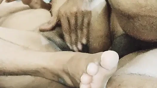 Pora 1 Ghanta Bhai ny Gand mari tati nikal ge kuty ny meri