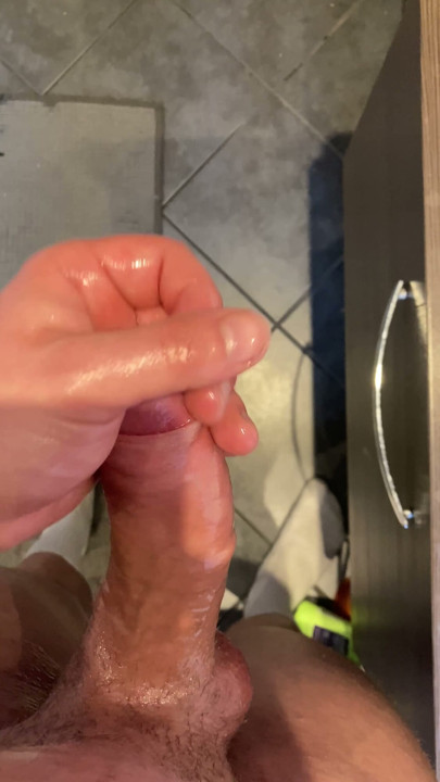 German Teen oily cock Massage | Clip 1