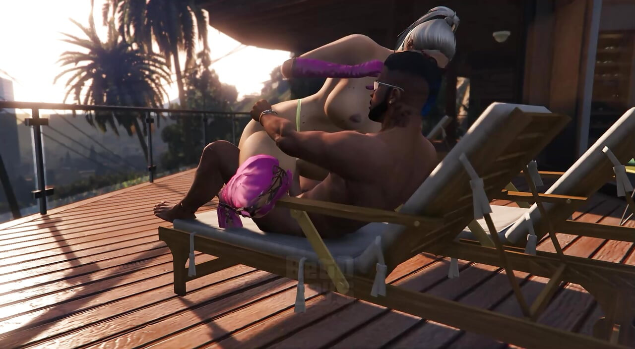 GTA V Franklin Clinton x Premium Pink Boots Lady (3D Animation) (FULL)