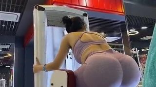 Gimnasio asiático sexy