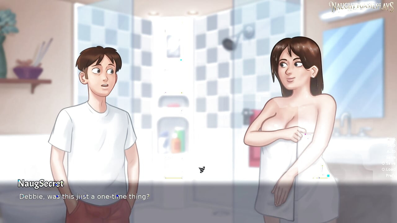 Stepmom Gets Surprise By His Massive Cock In The Shower - Summertime Saga 37 By DarkCookie - 3D Hentai Porn Game