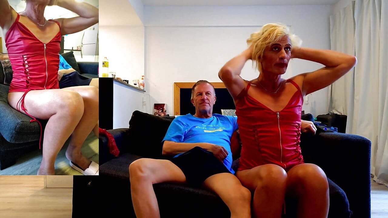 Najnoviji Seks Show Uživo, Gigi i Dave, Shemale i Muški Par, POV, Iza Kulisa, Seks preko Web Kamere, 02.09.2025. P3