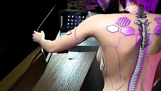 Ofiste Ateşli Bir Robot Kızı Sikiyorum