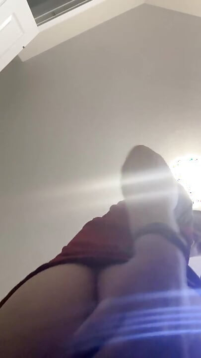 Teen Just Preparing for a Day of Cruising by Stretching Ass with Vibrator