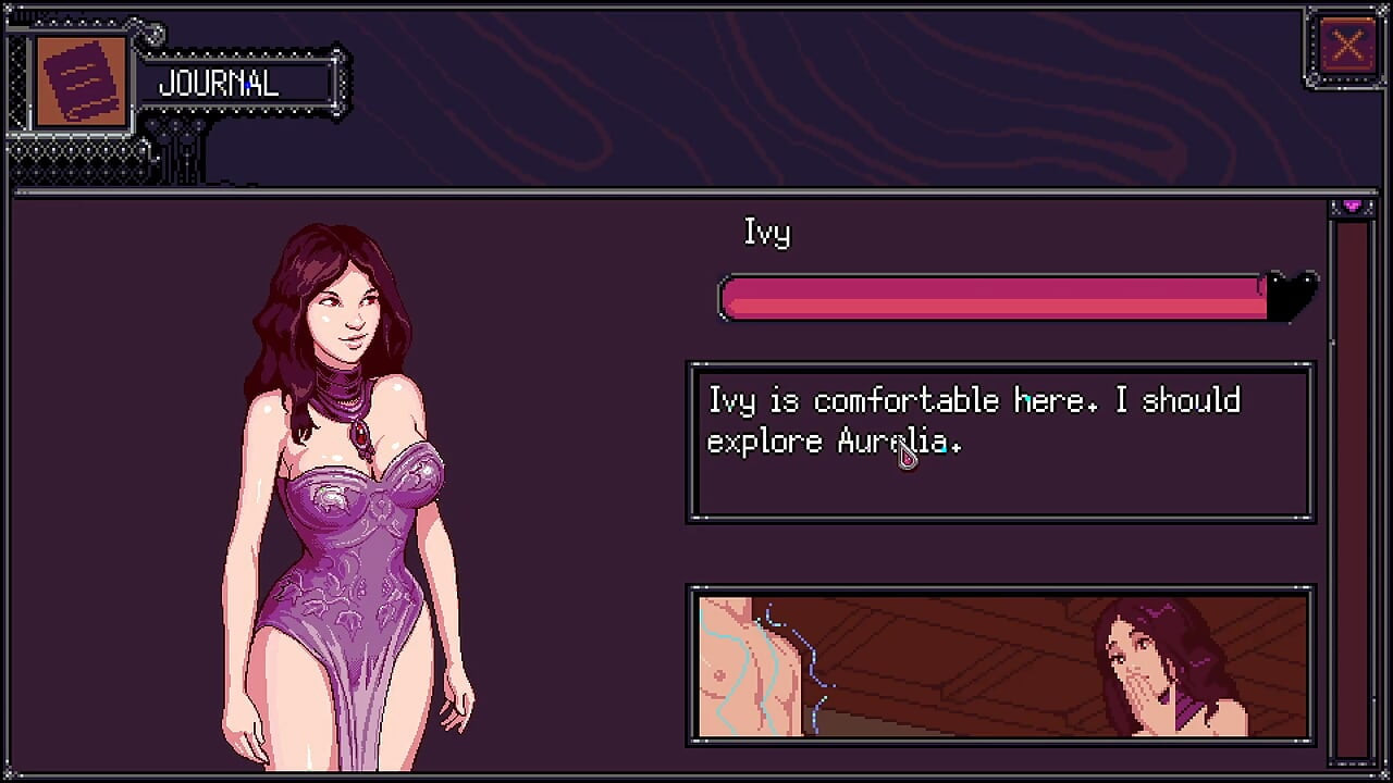 Aurelia game 100% desbloqueado galeria part1 - Ivy e Scarlet - história principal