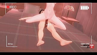 Dandadan Hentai - Pau de Aira Ridding Okarun - Anime Manga japonês asiático