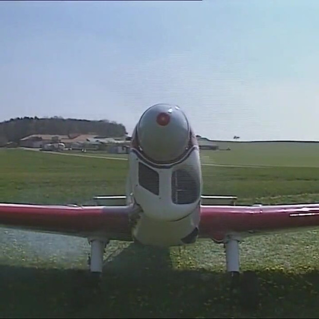 An Aviator Hungry for Pussy Bangs a Hot Redhead on the Grass