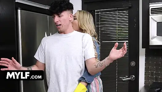 Starved Stepmom Harper Hill Fantasizes About Her Stepson Until She Acts On It