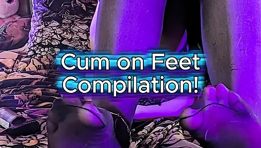 Tava Elara'nın seksi ayaklarına boşalıyor derlemesi!