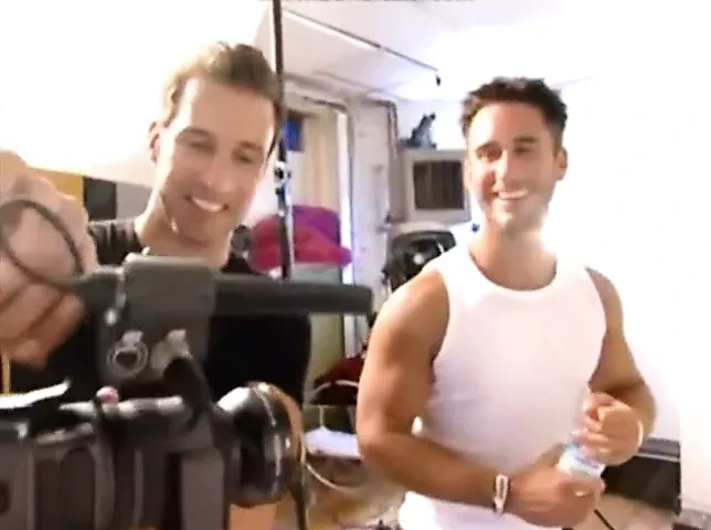 Porn chic gets tag teamed by 4 big dick filming crew dudes