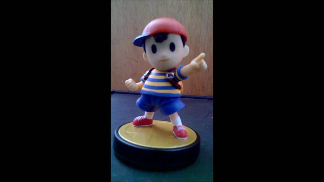 Ness amiibo sof bukkake (razbijanje)