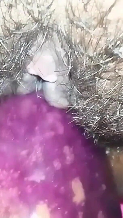 Bangladeshi girl gets excited and fucks her pussy with eggplant | Clip 1