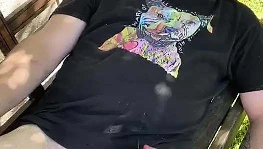 Draußen spielen mit meinem schwanz