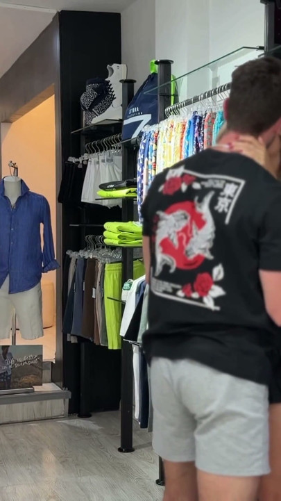 Caught Fucking Inside a Clothing Store