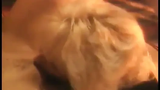 Sexy slut licks her blonde friends nice perky tits
