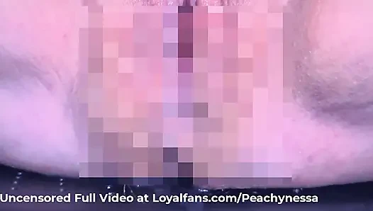 Messy Creampie Squirt After Breeding BBW Pussy