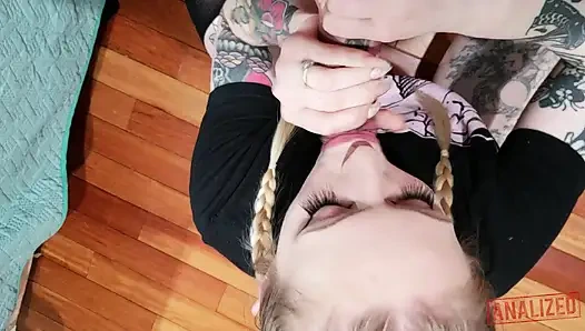 Bebek Sid'in arka kapı mutluluğu - dövmeli genç kızın anal dölleme macerası