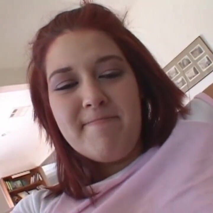 Redhead naughty has always dreamed about black thick meat in her cunt