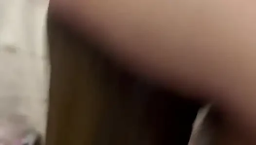 Quick Cum with BBC Dildo and Stockings