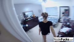 Leaked home movie of Nicole Aniston getting creampied