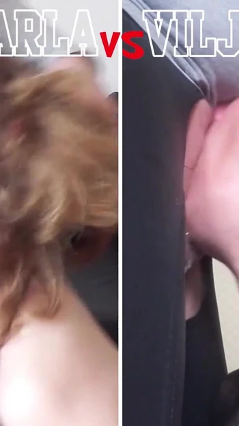 Must-share moment from "Head to Head Competition: Carla vs Vilja Sloppy Throat Fuck"