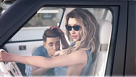 Eine ehefrau und stiefmutter echter verdammter autofick mit dyl