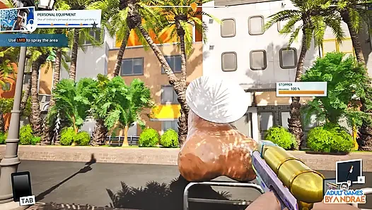Giant Waifu Wash Simulator Gameplay Part 1 - First Cleaning Job for Vellory