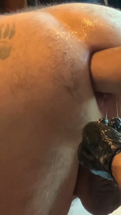 Plugged a couple of hours,rode fuck machine a bit, needed more, Fire was there to wreck my hungry hole but nice. Good gaping too | Clip 2