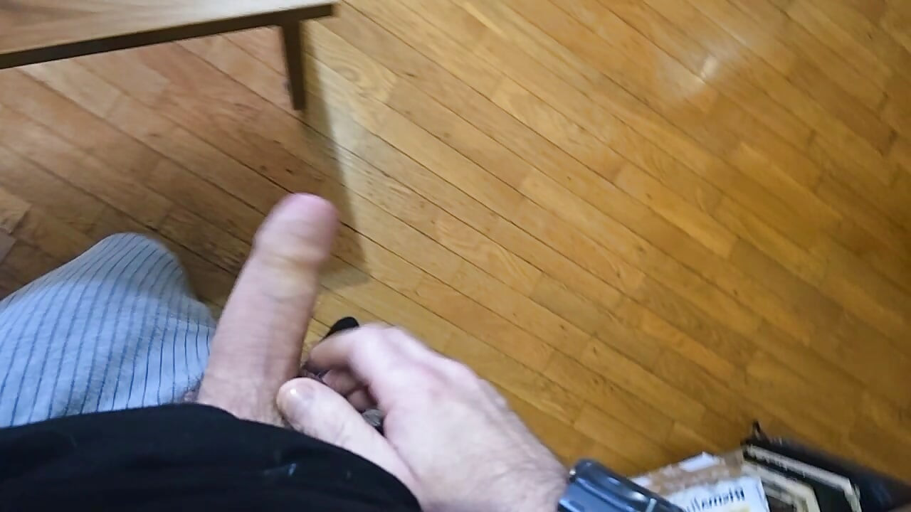 with the cleaning lady at home