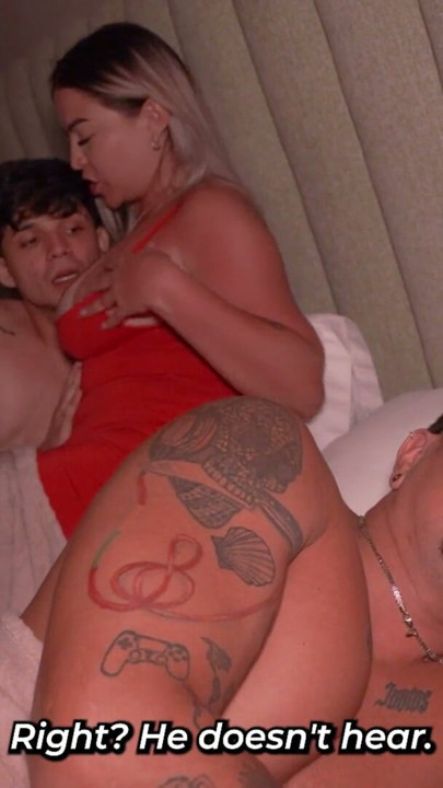 'm fucking my friend's busty wife and he's pretending not to notice! That little slut is so hot! | Clip 1