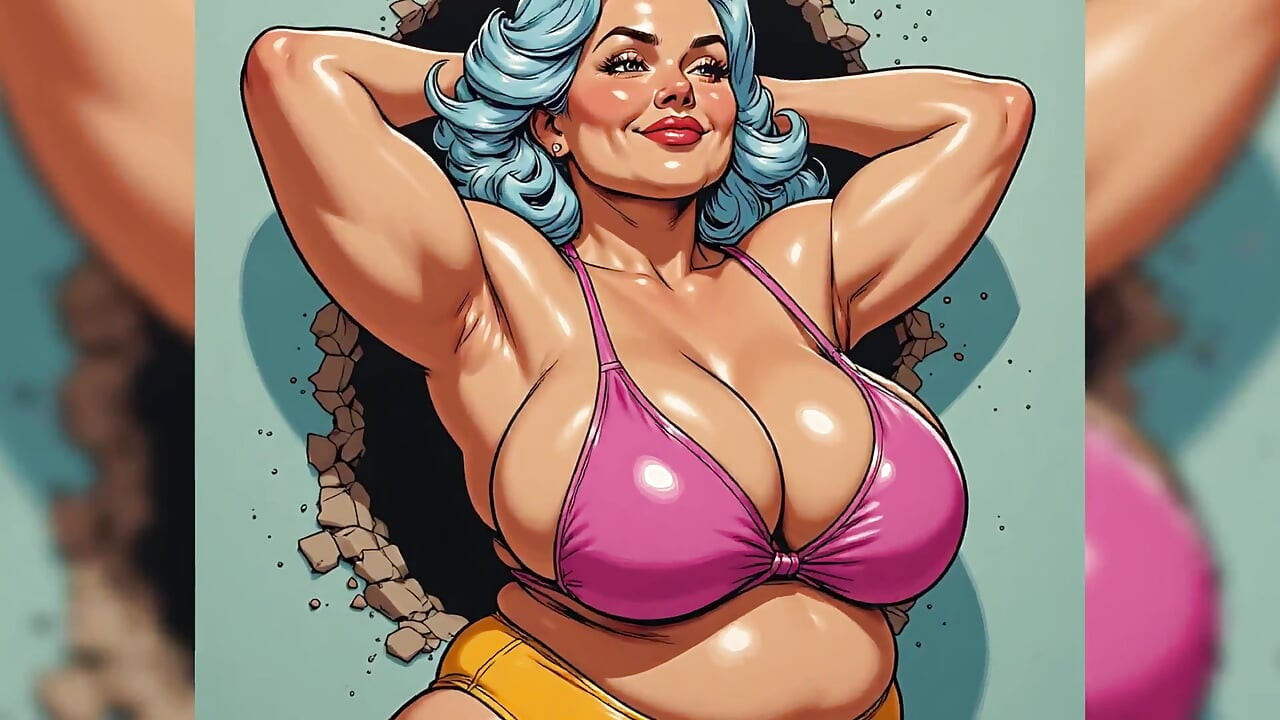 Curvy Women Swimsuit Art