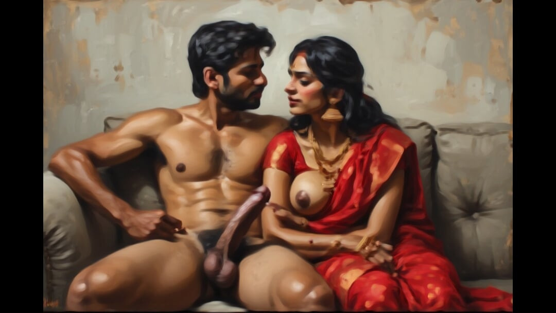 Indian girl nisha in hotel room with her boyfriend and her stepbrother threesome sex