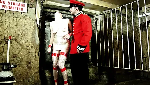 Tied French slut fucked in intense BDSM action