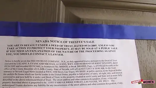 Upon Arriving at His House the Redhead Granny Got Down on His Big Hard Cock