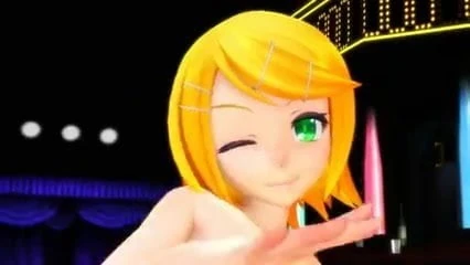 MMD Rin Strip Pole Dance