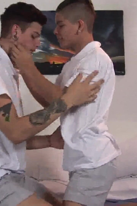 Horny college twinks have nice gay anal sex after classes