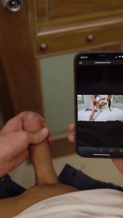 POV - Cum sucking cougar Shalina Devine takes samples