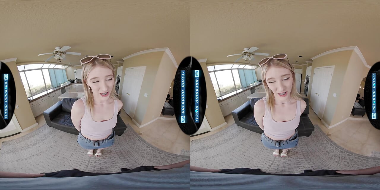 LETHAL HARDCORE VR - Cute Natural Busty MELODY MARKS Fucks You After Perfect Date